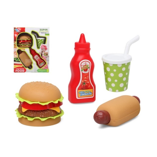 Otroški fast food s ketchupom