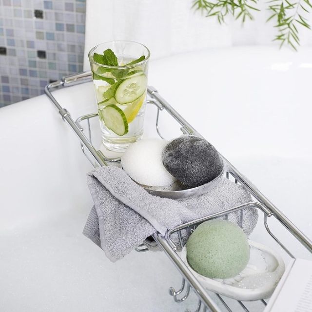 ERBORIAN Konjak gobica z ogljem, 1 kos