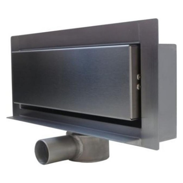 Stenska kanaleta za tuš MODERN 300mm komplet iz inoksa 