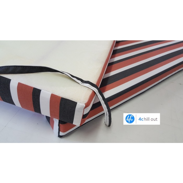 Blazine za gugalnico 190x50x10cm, komplet: 190x50x10cm sedalo in 190x50x10cm naslon