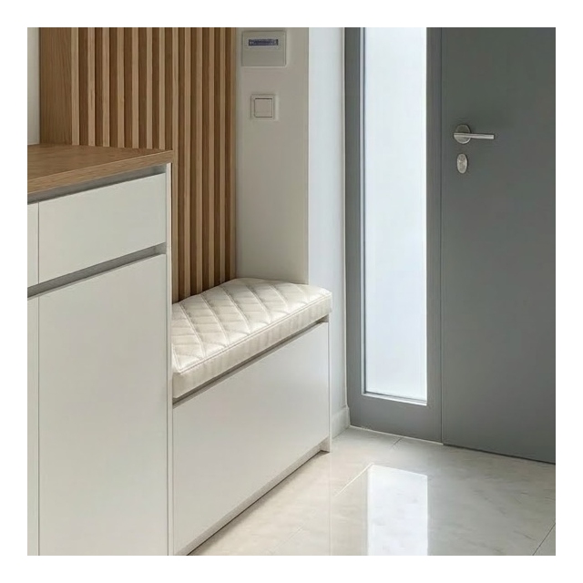 Blazina za klop 80x35x5cm prešito umetno usnje