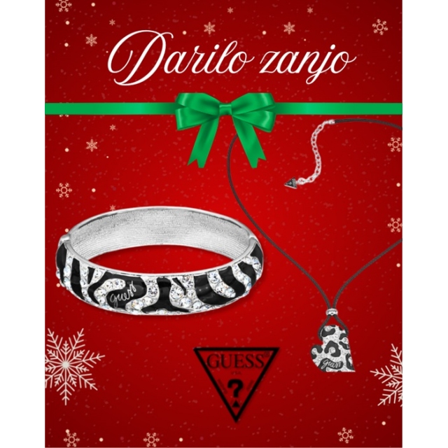 Ženska darila: zapestnica + verižica Guess