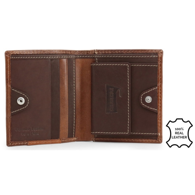 CARRERA usnjena denarnica, rjava