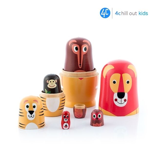 Lesena igra s Figuricami Živali