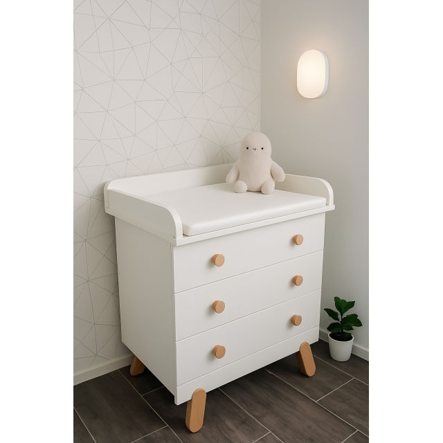 previjalna podloga, bela barva, previjalna blazina, previjalna miza