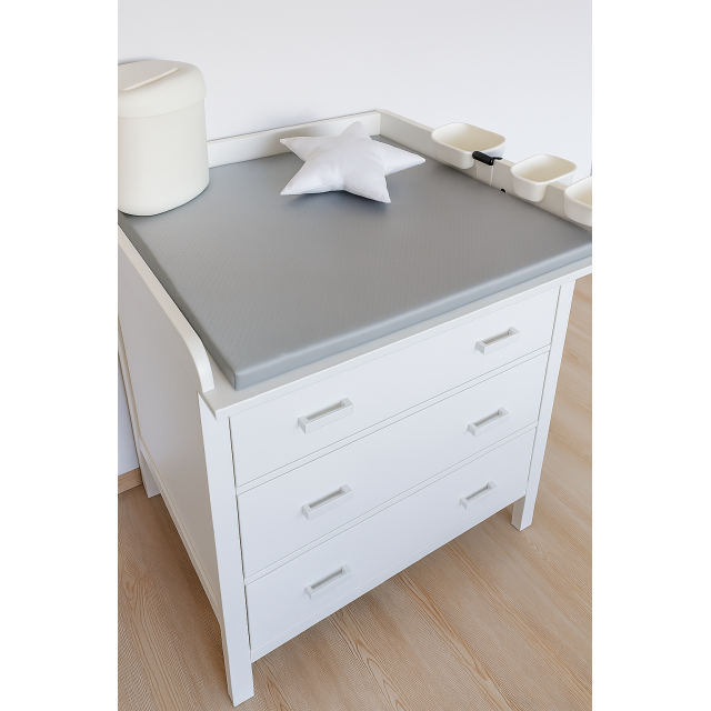 previjalna podloga, blazina za previjanje, siva, previjalna miza