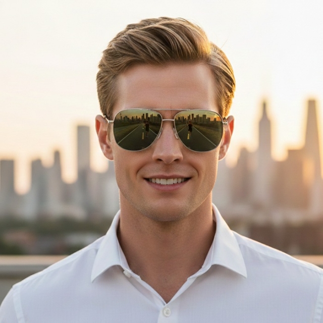 SKECHERS moška sončna očala SE6172 32M, polarizirana stekla