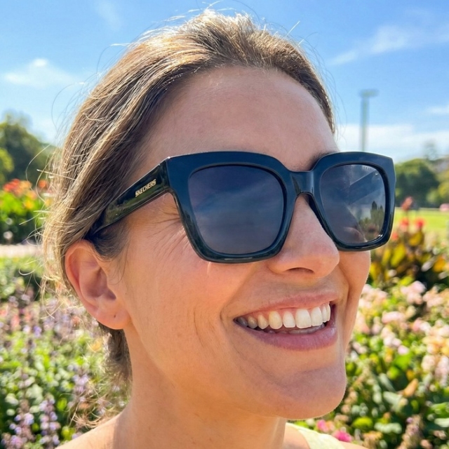 SKECHERS ženska sončna očala SE6274 01D, polarizirana