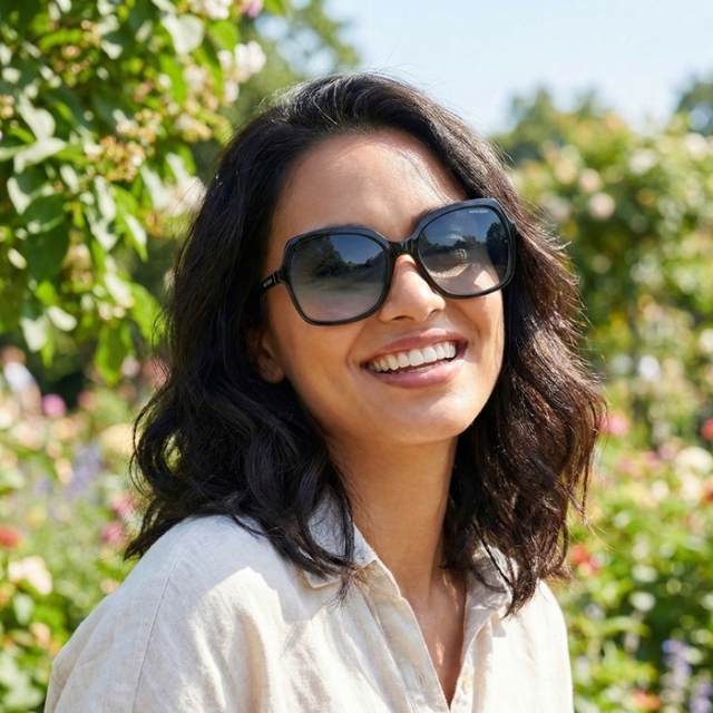 SKECHERS ženska sončna očala SE6293 01D, polarizirana