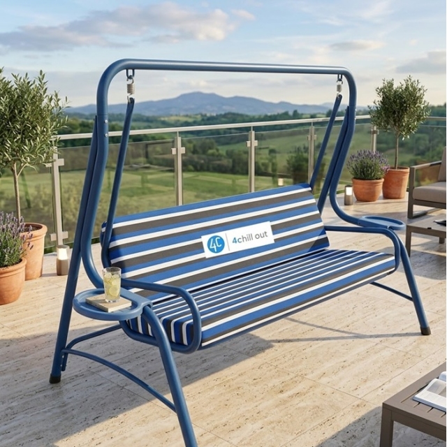 Blazina za gugalnico, komplet: 170x50x10cm+170x40x10cm - outdoor tkanina