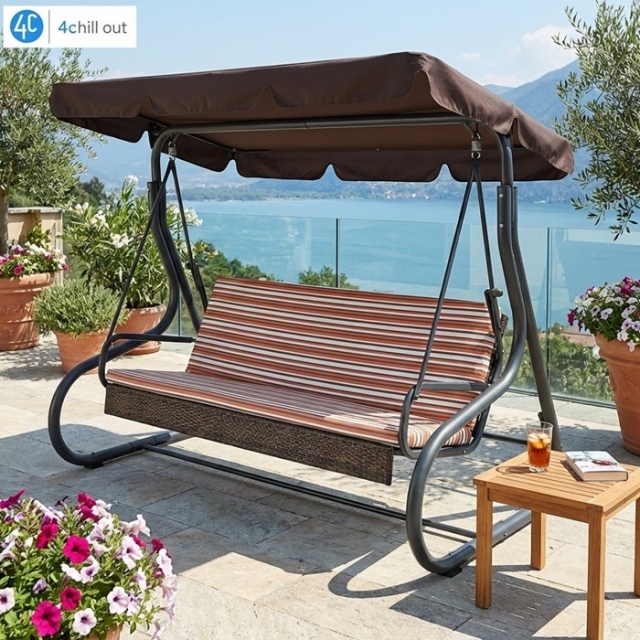 Blazina za gugalnico, komplet: 183x55x5cm + 183x55x5cm