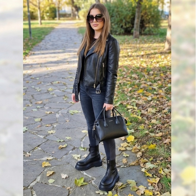 Črni bulerji s platformo: 40