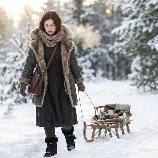 Črni zimski škornji: 37