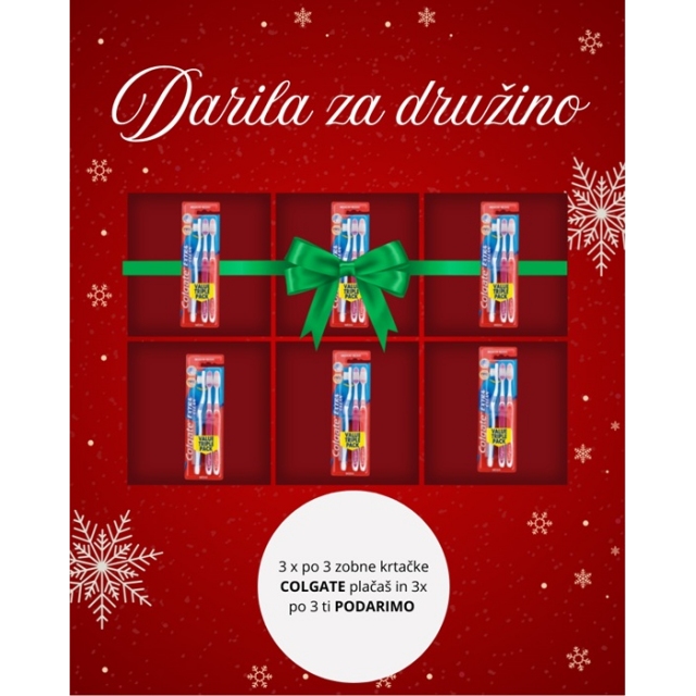 Darila za vso družino: Colgate 18 ščetk Medium