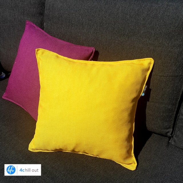 Okrasna, dekorativna blazina 4Chill Out-45x45cm-rumena