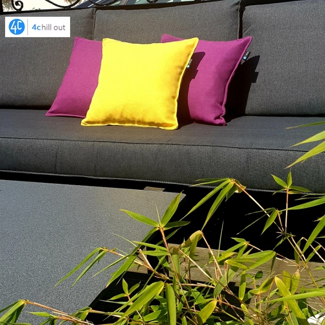 Okrasna, dekorativna blazina 4Chill Out-45x45cm-rumena