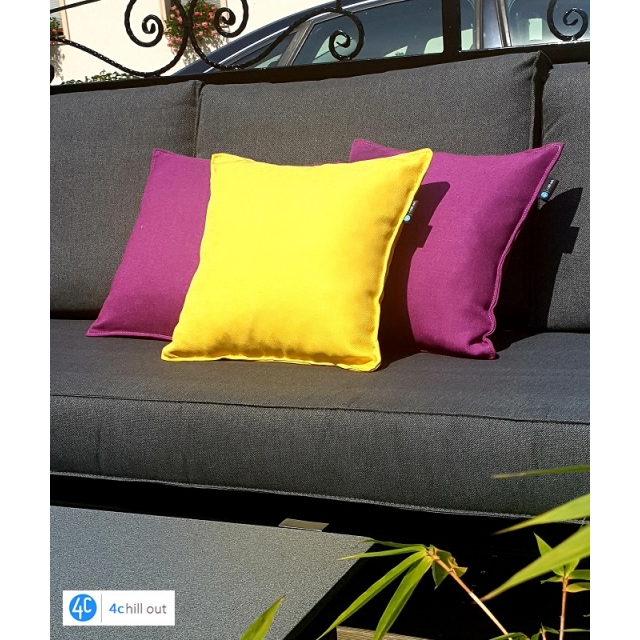 Okrasna, dekorativna blazina 4Chill Out-45x45cm-rumena