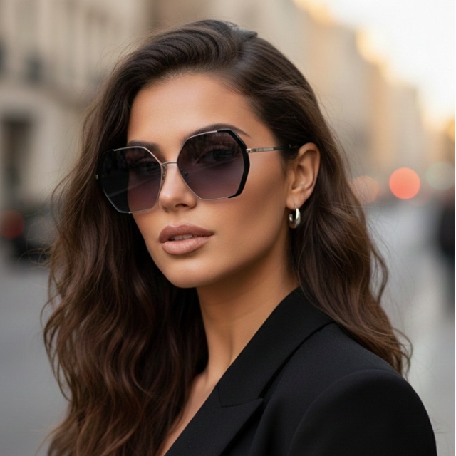 GUESS sončna očala GF0387 01B