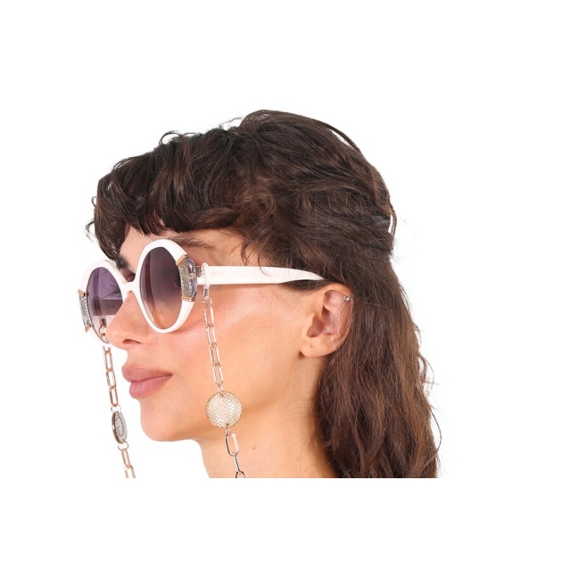 GUESS sončna očala GU7874 25B + verižica za očala