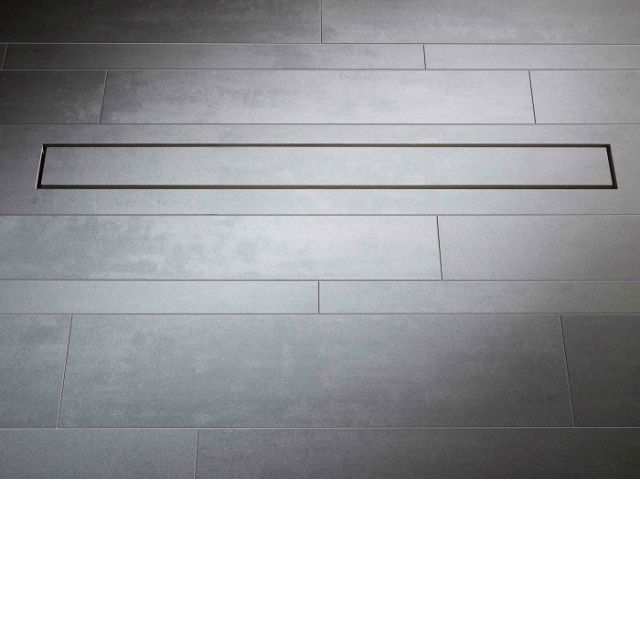 Kanaleta za tuš 700mm vse komplet iz inoksa rešetka TILE