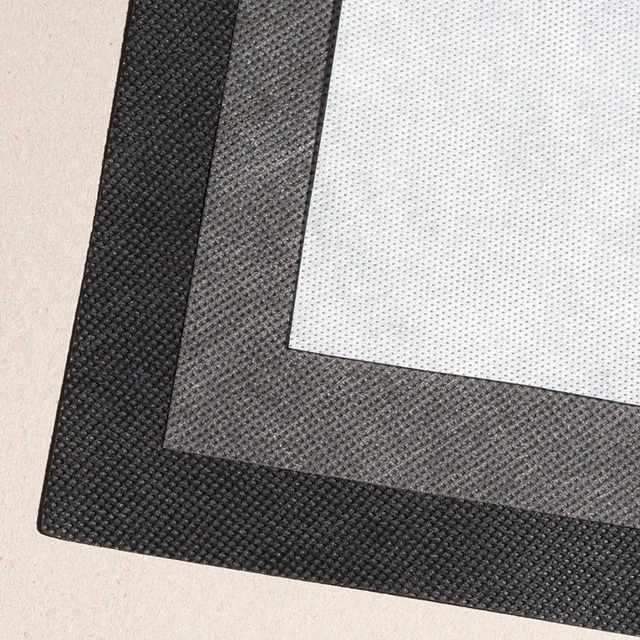 Spunbond, netkan tekstil, 160x100xcm, 80g, črni