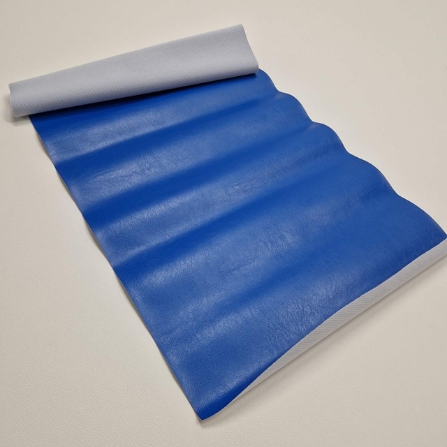 Umetno usnje, kos 75x38cm, modra