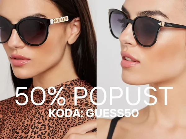 GUESS sunčane naočale -50%, provjerite kako do popusta