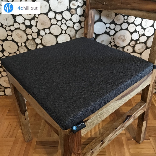 Sedežne blazina 4Chill Out za stol-45x40x3cm, trapez, po meri  Barva po vaši izbiri!!!