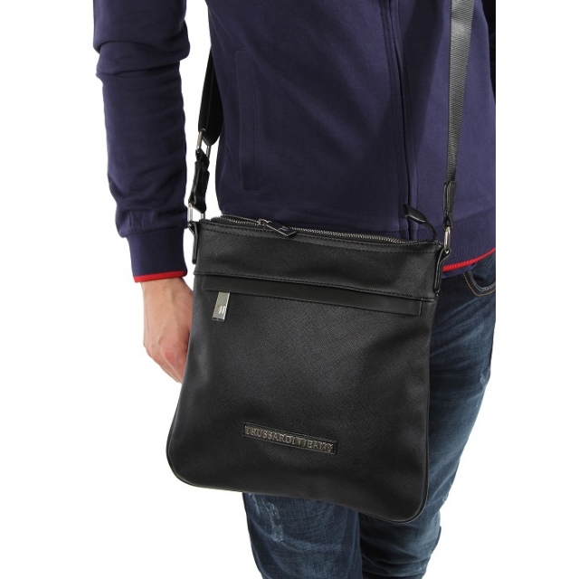 TRUSSARDI Jeans torbica 71B994T črna