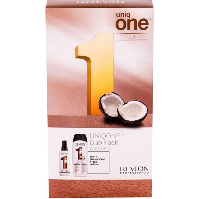 UNIQ ONE Coconut 10 v 1 darilno pakiranje maska in šampon 450ml