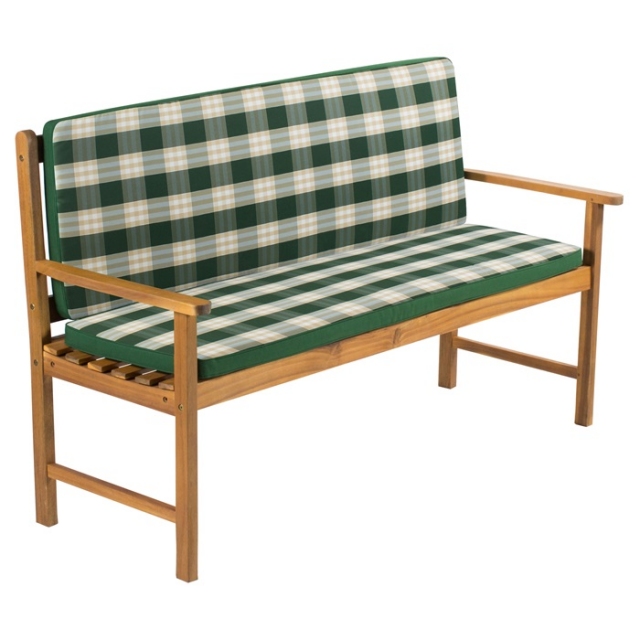 Blazini za leseno klop sedež+naslon, 45x138x5cm + 44x138x5cm, vzorec