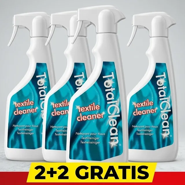 Čistilo za sedežne garniture in trdovratne madeže: TOTAL CLEAN 500mL 2+2 GRATIS