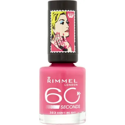 RIMMEL 60 Seconds Super Shine lak za nohte, odtenek 323, 8ml