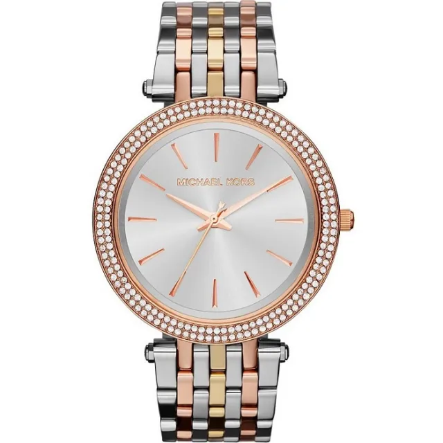 MICHAEL KORS ženski satovi MK3203 Darci – dvobojni sat s kristalima