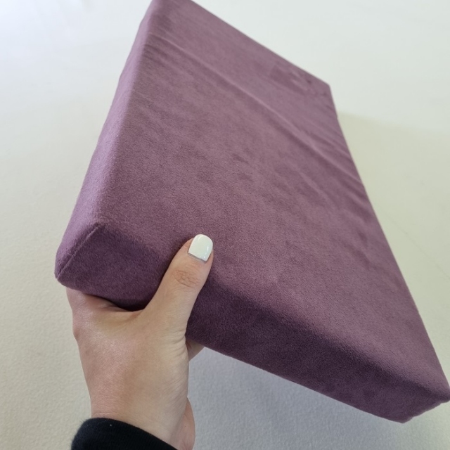 Sedežna blazina, 56x32x5cm, tkanina, vijolična