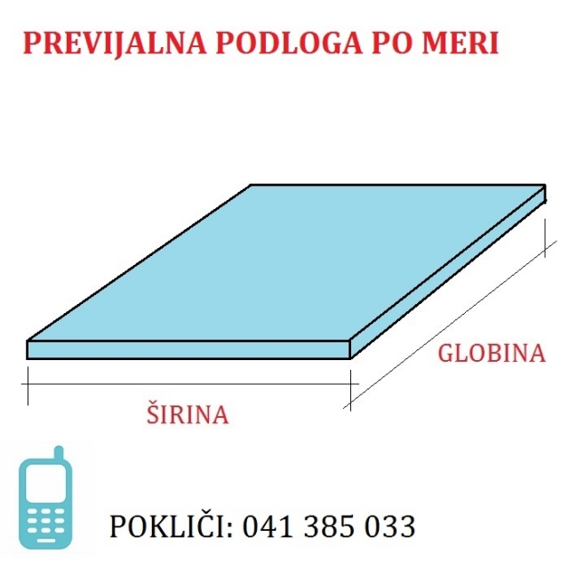 Previjalna podloga za previjanje PO VAŠI MERI