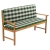 Blazini za leseno klop sedež+naslon, 45x138x5cm + 44x138x5cm, vzorec