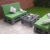 Naslonska blazina za palete, ravna-120x40x5cm, outdoor tkanina