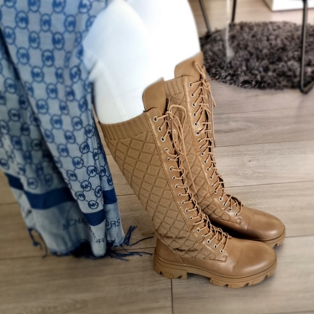 Lace up škornji z debelejšim podplatom: 36, 37, 38, 39, 40, outlet