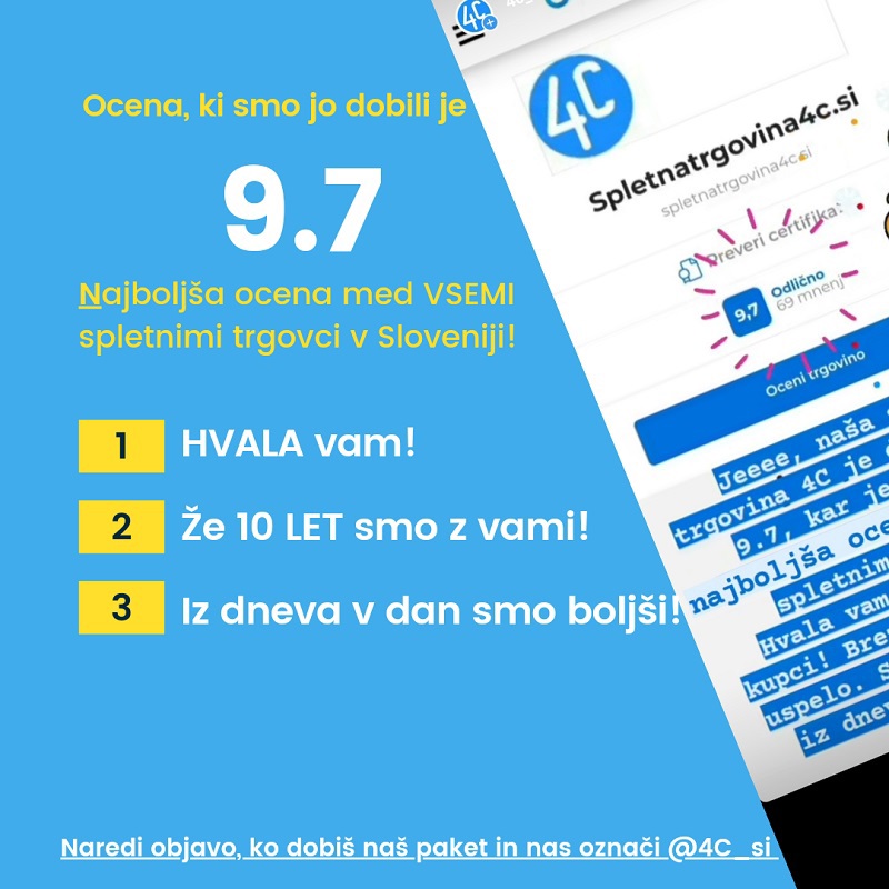 Ocjena kupaca 9,7 (2021.)